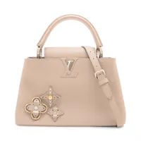 ヴィトン トリヨン カプシーヌMM M54893 ベージュ AP115187｜中古