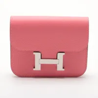 【大人気♪希少】HERMES★ コンスタンス コンパクト スリム たった1個！超希少品！エルメスのコンスタンス・スリム！クレ色