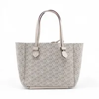 美品 MOREAU PARIS トートバッグ セレスタン ホワイト グレー 美品 MOREAU PARIS トートバッグ セレスタン ホワイト グレー