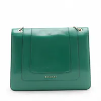 q26【極美品】ブルガリ　セルペンティ　レザー　チェーン　ショルダーバッグ. q26【極美品】ブルガリ セルペンティ レザー チェーン
