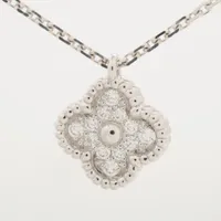 ヴァンクリーフ&アーペル スウィートアルハンブラ ダイヤ ネックレス