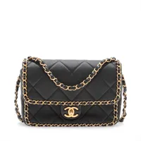 CHANEL バッグ シャネル マトラッセ カーフスキン チェーンショルダーバッグ