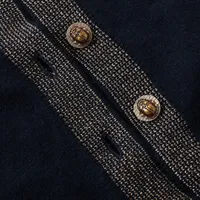 シャネル CHANEL ニットカーディガン アンサンブル クルーネック チェーン柄 カシミヤ オフホワイト ブラック P56113K07327 レディース 中古 CHANEL】シャネル『カシミヤ ニットジャケット size36