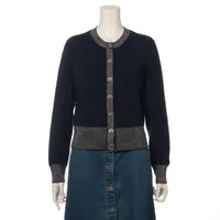 シャネル ココマーク P61 カシミヤ カーディガン 38 レディース