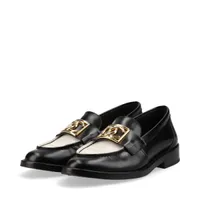 CHANEL ブラックレザー ローファー24.5cm 2023/24 AW◇送料込【CHANEL】ローファー カーフスキン ブラック
