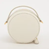 【PRADA】1NR023 サフィアーノ チェーン付きポーチ PRADA◇サフィアーノレザー ラウンド ミニポーチ チェーン付き