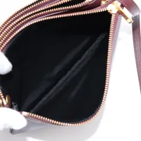 美品☆　セリーヌ　トリオ　スモール　レザー　ショルダーバッグ　2019年 セリーヌ トリオ スモール レザー ショルダーバッグ ブラック