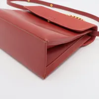 ロエベ ベラスケス レザー 2WAYハンドバッグ レッド WZ514683