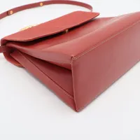 ロエベ ベラスケス レザー 2WAYハンドバッグ レッド WZ514683