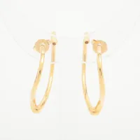 ティファニー オープンハート ピアス 750(YG) 9.4g A3722420｜中古