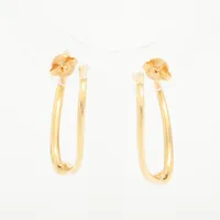 ティファニー オープンハート ピアス 750(YG) 9.4g A3722420｜中古