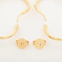 ティファニー オープンハート ピアス 750(YG) 9.4g A3722420｜中古