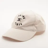 セリーヌ 2AUY0969P トリオンフ キャップ M コットン ホワイト セリーヌ 2AUY0969P トリオンフ キャップ M コットン ホワイト