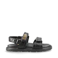 【国内未入荷】Dior メタルチャーム付きレザー サンダル クリスチャンディオール DIORACT レザー サンダル 37.5