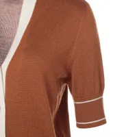 エルメス シェーヌダンクル 25年 カシミヤ 半袖ニット 34