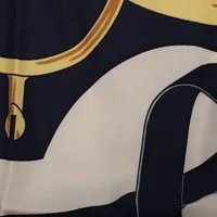 エルメス カレ90 Eperon d'or 黄金の拍車 スカーフ シルク