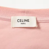 【 CELINE 】 レディース コットンTシャツ エディ期 Lサイズ 通販サイト一覧 セリーヌ エディ期 コットン Tシャツ L