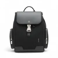 【極美品】リモワ リュック フラップ レザー キャンバス 袋付 ユニセックス 黒 Never Still Flap Backpack Large in Canvas | All Black | RIMOWA