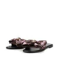 ヴィトン リリー 25SS レザー サンダル 37 レディース ブラウン