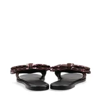 ヴィトン リリー 25SS レザー サンダル 37 レディース ブラウン