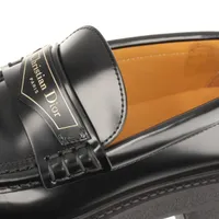 クリスチャンディオール DIOR BOY レザー ローファー 34