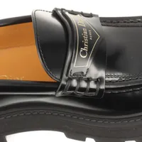 クリスチャンディオール DIOR BOY レザー ローファー 34