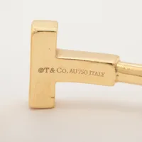 ティファニー Tワイヤー ダイヤ ブレスレット 750(YG) 8.5g