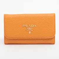 【セール】プラダ☆ヴィッテロダイノ キーケース☆1PG222 2DDU VIP価格! PRADA ナイロン サフィアーノ 6連キーケース 1PG222
