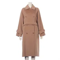 マックスマーラ ウール コート 38 レディース ブラウン 32/32/223