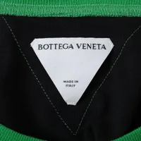 【美品】ボッテガヴェネタ Tシャツ 21年 ブラック×グリーン 661788 M BOTTEGA VENETA ボッテガヴェネタ Tシャツ メンズ カットソー