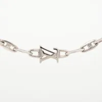 ヴィトン M02225 LV スピード OB2284 ネックレス GP シルバー A3725606