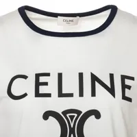 CELINE トリオンフ　ホワイト Tシャツ　xs 新品 CELINE Tシャツ セリーヌ トリオンフ ホワイト - メルカリ