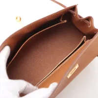 エルメス ケリー25 セリエ ヴォーエプソン ゴールド ゴールド