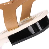【CHANEL シャネル】サンダル　ココマーク ベージュ　38 CHANEL - シャネル CHANEL サンダル ココマーク メッシュ レザー