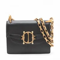【12月スーパーSALE 15%OFF】 クリスチャンディオール レザー チェーンショルダーバッグ バッグ