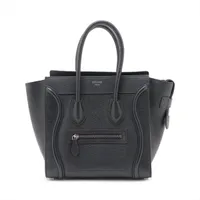 ☆美品☆ CELINE セリーヌ　ラゲージ　レザー　ハンドバッグ CELINE セリーヌ ラゲージ マイクロショッパー ハンドバッグ