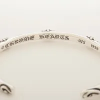 【美品】クロムハーツ　SBTバンドバングル　インヴォイス　新品加工 クロムハーツ SBTバンド バングル 925 20.2g インボイスアリ