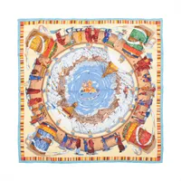 エルメス カレ90 PRIERES AU VENT 風の中の祈り スカーフ シルク