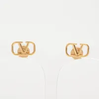 ヴァレンティノ Vロゴ ピアス(両耳用) GP ゴールド A3727848