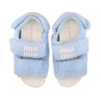 miu miu 刺繍デザインサンダル 37ハーフ miu miu 刺繍デザインサンダル 37ハーフ - メルカリ