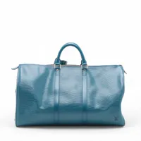ヴィトン エピ キーポル50 M42965 ブルー A3728248｜中古ブランド品