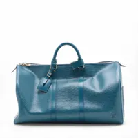 LOUIS VUITTON キーポル50 トレドブルー M42965 LOUIS VUITTON ルイヴィトン エピ キーポル50 トレドブルー