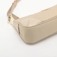 プラダ ナイロンxレザー ショルダーバッグ ベージュ 1BC201 A3728520