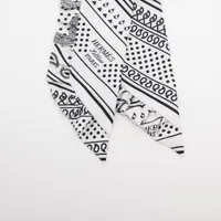 エルメス　ツイリー　エプロンドール　ホワイト、ネイビー　スカーフ Twilly 《エプロン・ドール・バンダナ》 | Hermès - エルメス
