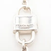 ティファニー 1837ダブルロック ブレスレット 現行品 Lサイズ シルバー ティファニー 1837™ ダブル ロック ブレスレット スターリング