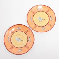 2回使用HERMESエルメスアフリカカップ&ソーサー 訳あり HERMES エルメス アフリカ カップ ソーサー 2客 - メルカリ