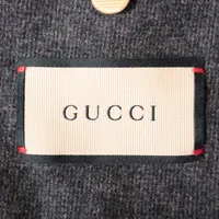 GUCCI ウールジャケット 46 グレー グッチ ウール テーラードジャケット 46 メンズ グレー 639029