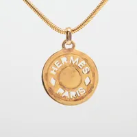 ◇エルメス◇GP/セリエ/ネックレス/ゴールド/ブランド HERMES - ◇エルメス◇GP/セリエ/ネックレス/ゴールド/ブランド