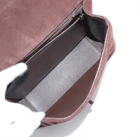 シャネル マトラッセ スエード チェーンショルダーバッグ べっ甲