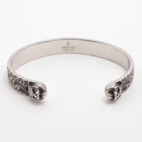 状態良品 グッチ バングル キャットヘッド GUCCI(グッチ) キャットヘッドカラーストーンバングル マルチ